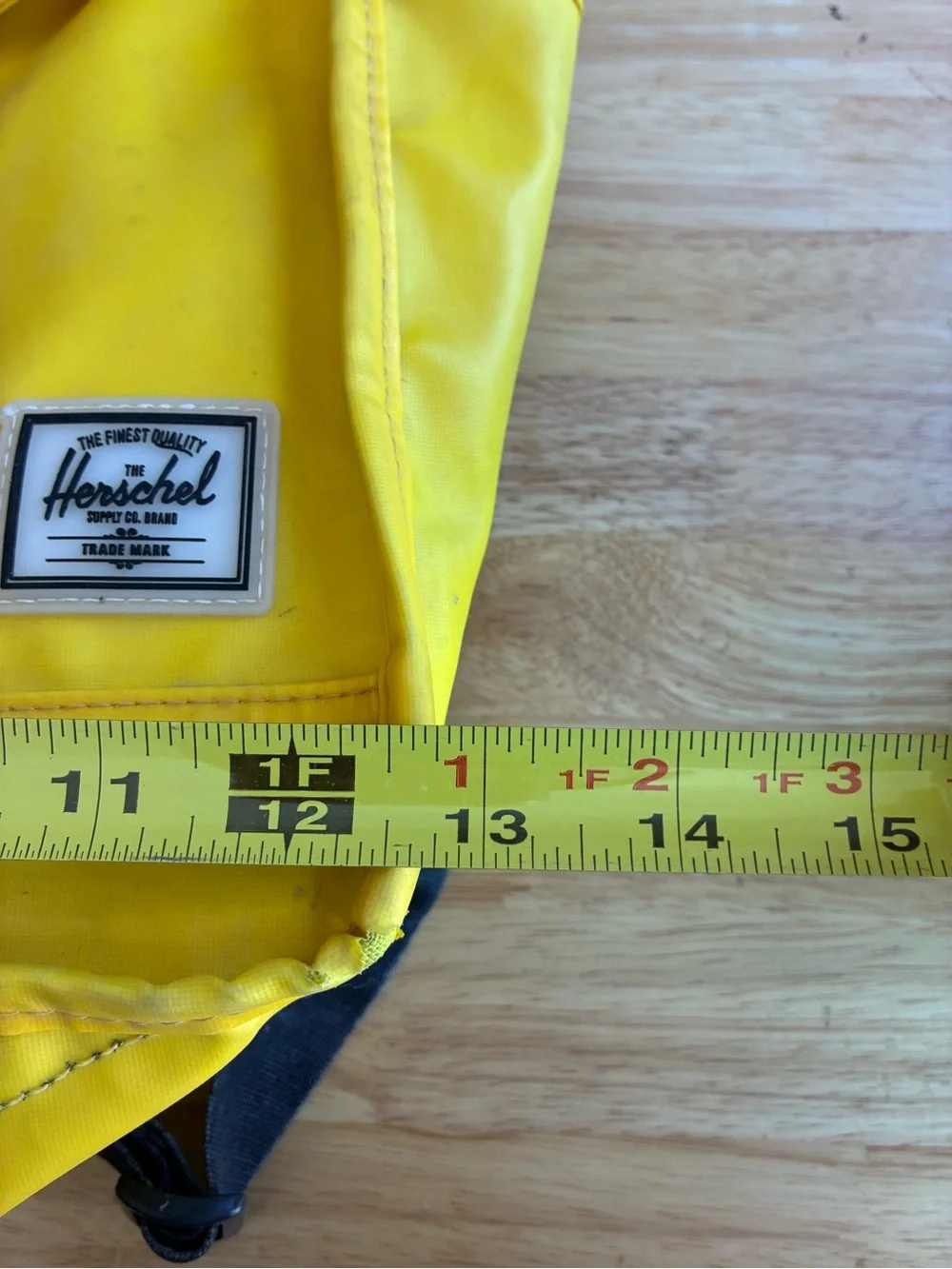 Herschel Supply Co. City Mid-Volume Weather Resistant Backpack Yellow 13X15”